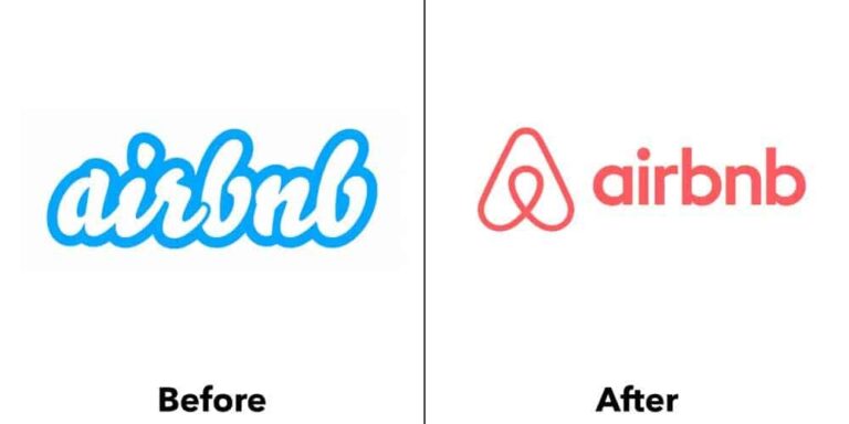 example of rebranding of a website